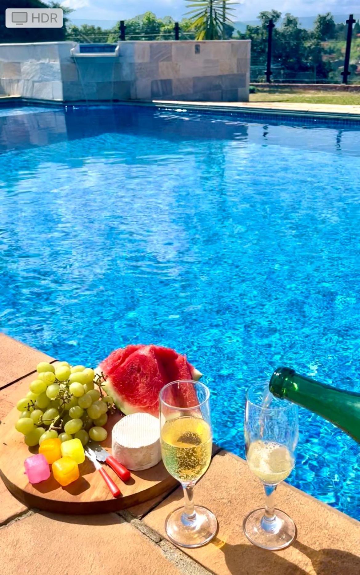 Chacara Tha&Thi Cond Fechado Wi Fi Spa E Pisc Aquececimento Solar Bom Jesus dos Perdões Eksteriør bilde